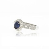 Saphire & Diamond Ring ET205